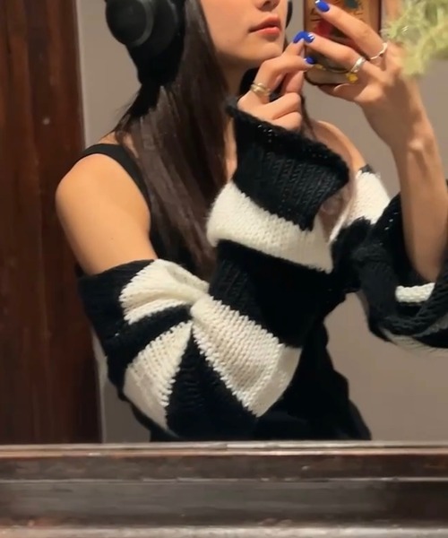 条纹短款小坎肩 14