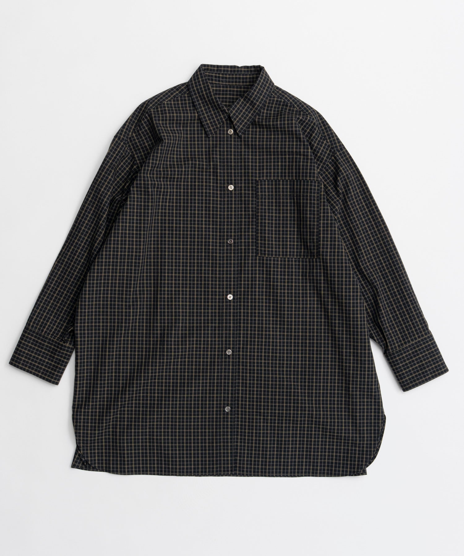 多穿法 围裙式宽松廓形 格纹衬衫 24