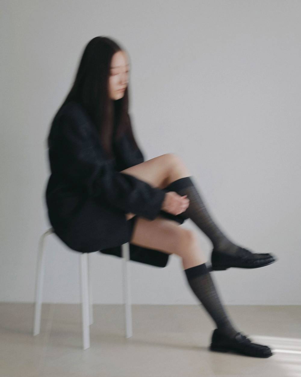 人字纹羊毛夹克 22