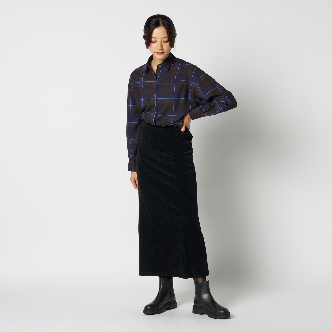 大格子 经典款编辑衬衫 19