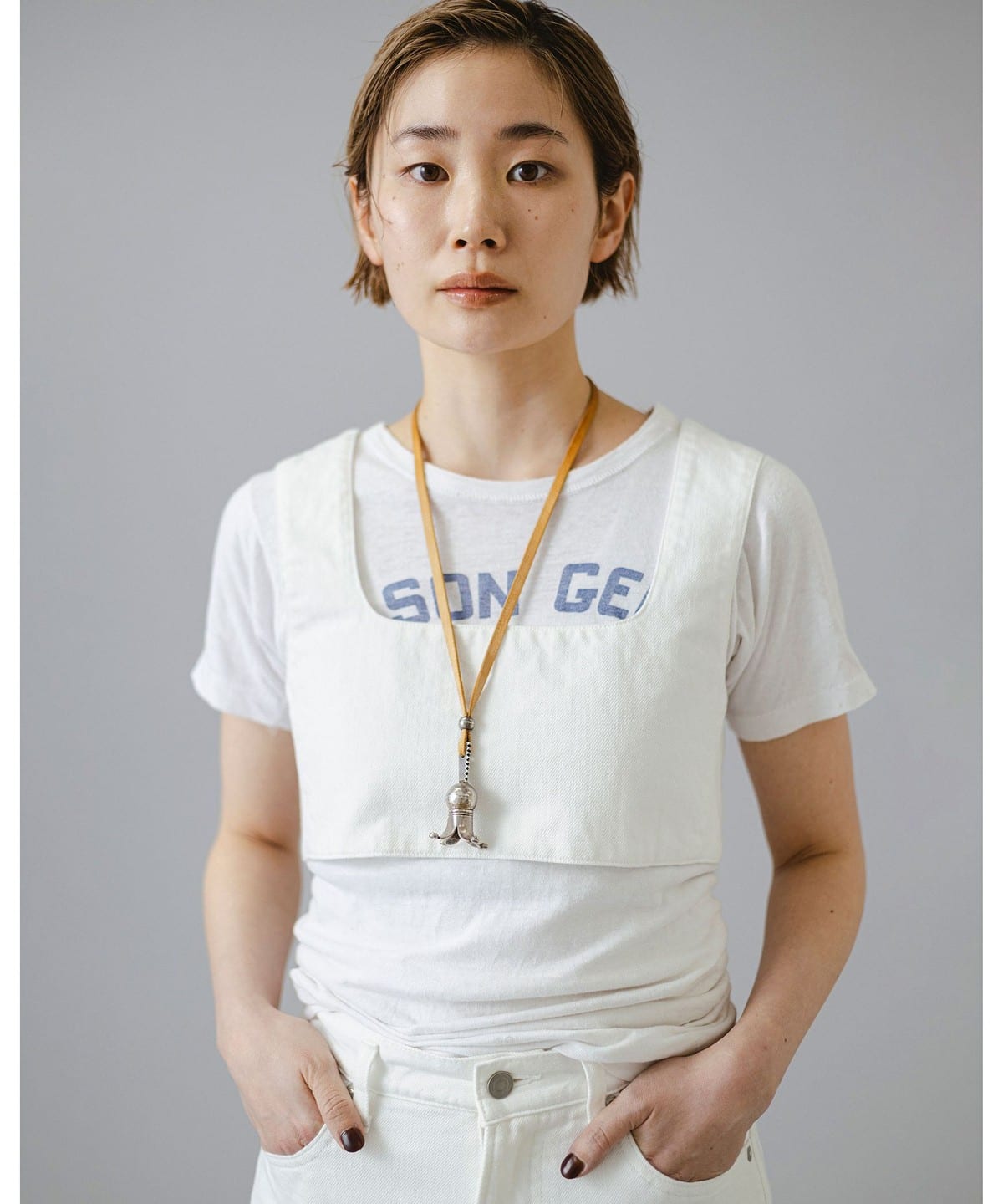 〈女装〉牛仔抹胸上衣 4