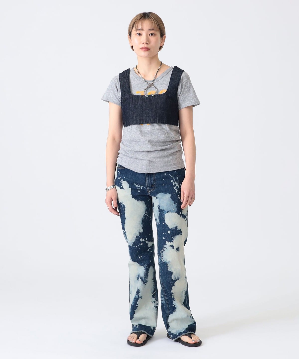 〈女装〉牛仔抹胸上衣 10