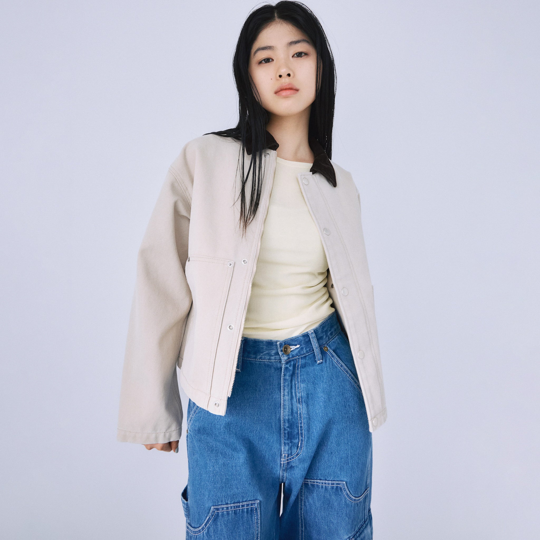 帆布短款工装夹克 外套 12