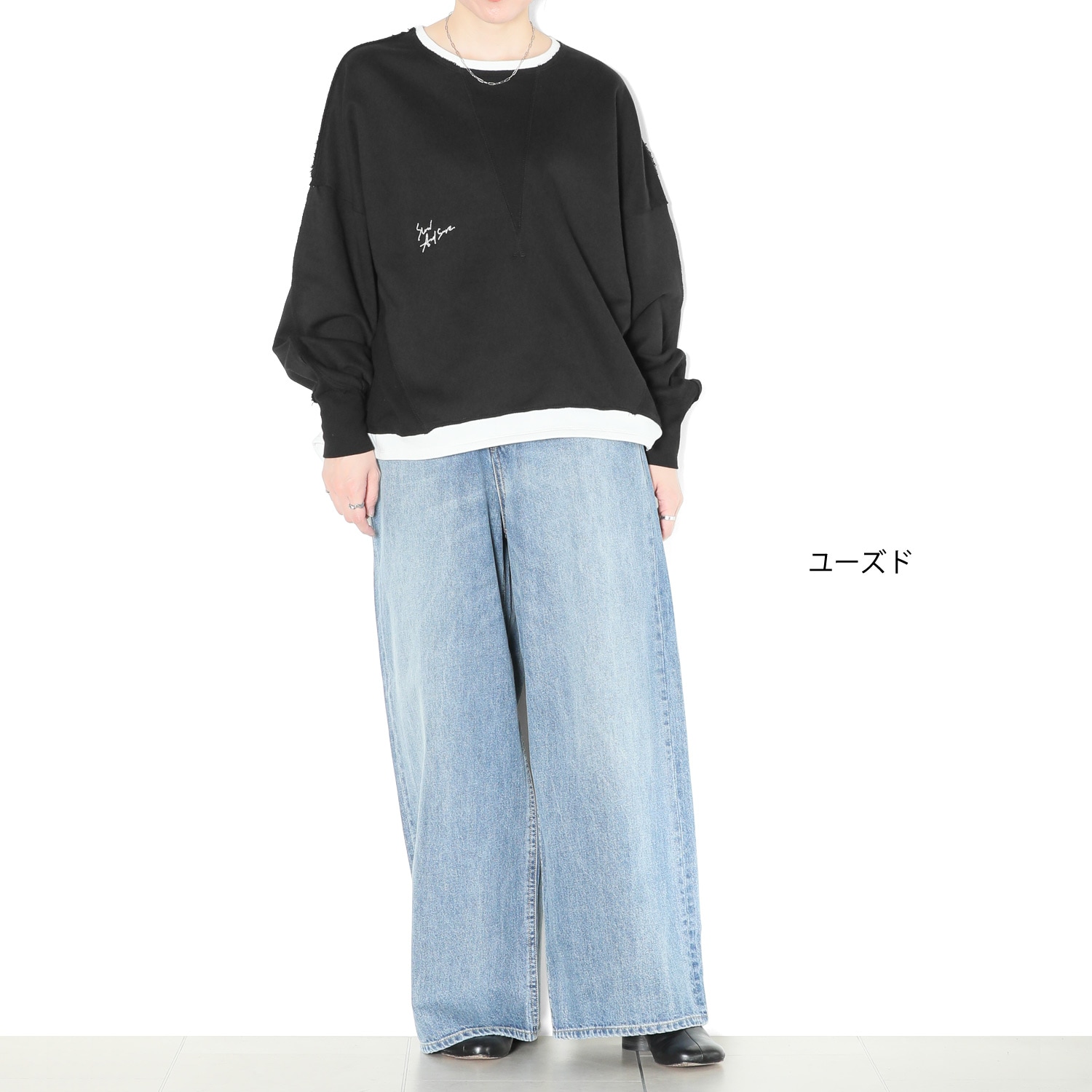 宽松直筒牛仔裤 2