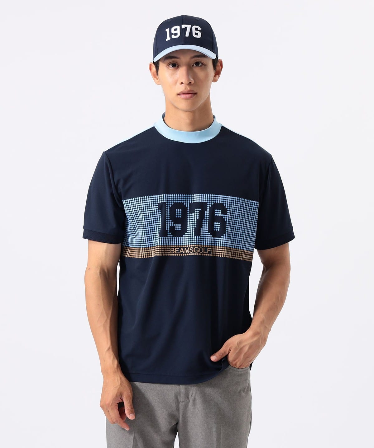 1976 图案小高领衬衫（吸水速干·防紫外线） 23