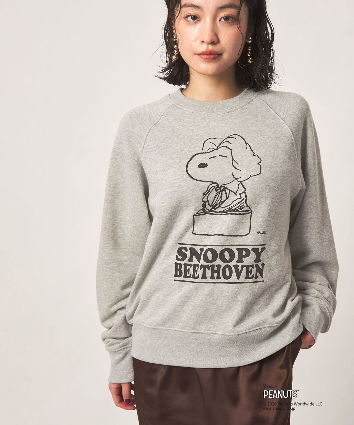 snoopy联名 复古质感 长袖卫衣 6