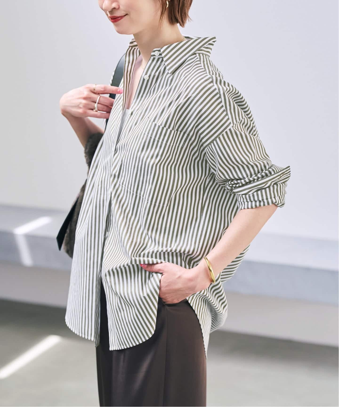 50支棉 宽松廓形衬衫 37