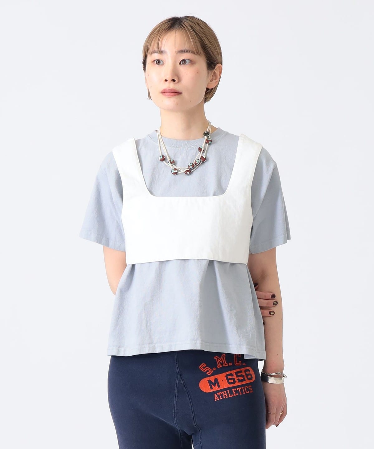 〈女装〉牛仔抹胸上衣 13