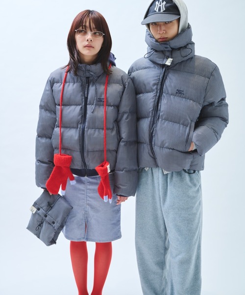 高领围脖可拆卸 羽绒服 45