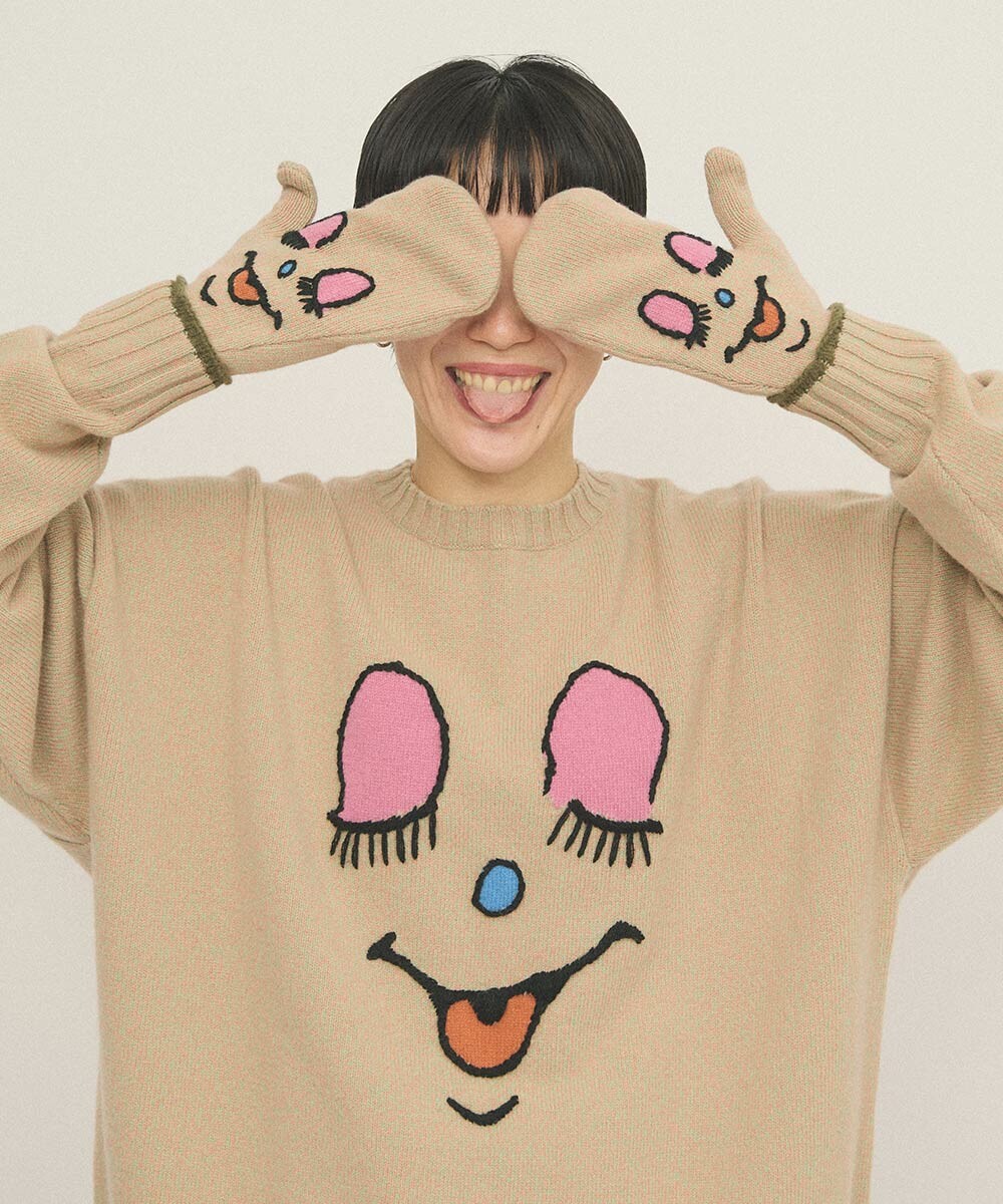 Tsuru Taisuke HAPPY FACE PUZZLE 连指手套 9