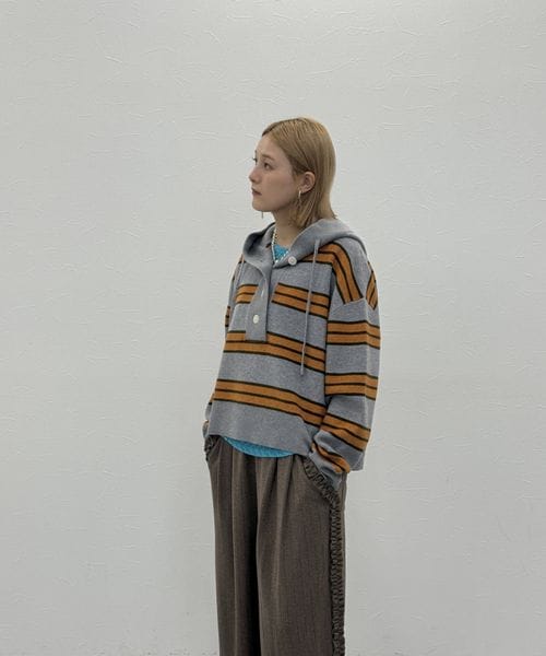 12针针织连帽套头衫 36
