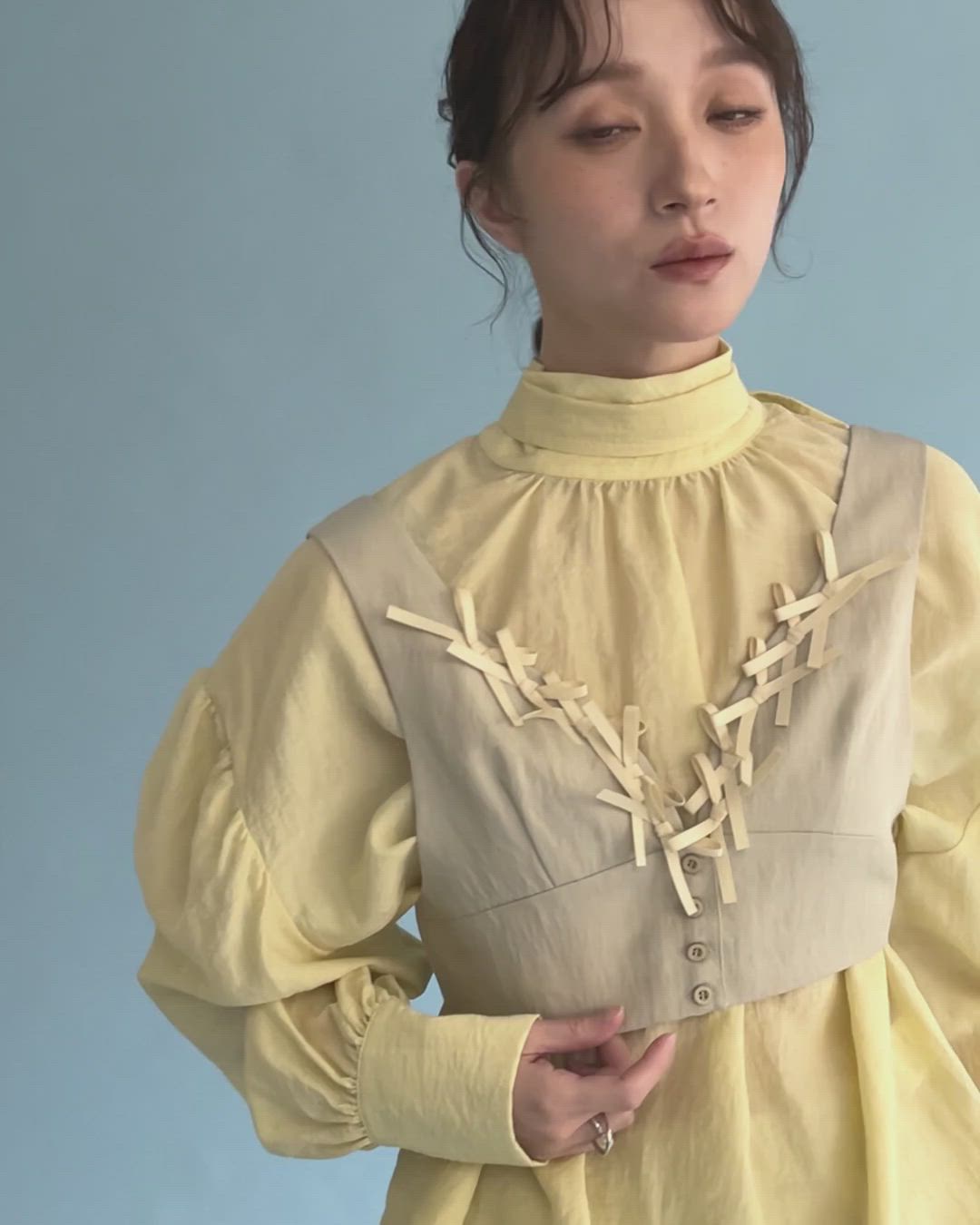 蝴蝶结抹胸上衣 26