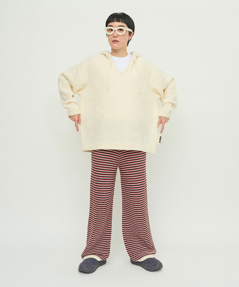 HOSO 多色条纹裤子 9