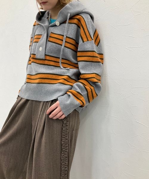 12针针织连帽套头衫 37