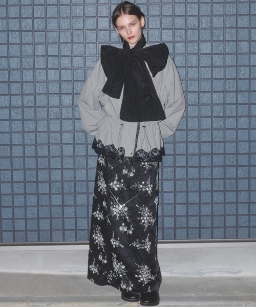 塔夫绸蝴蝶结丝带领子 5