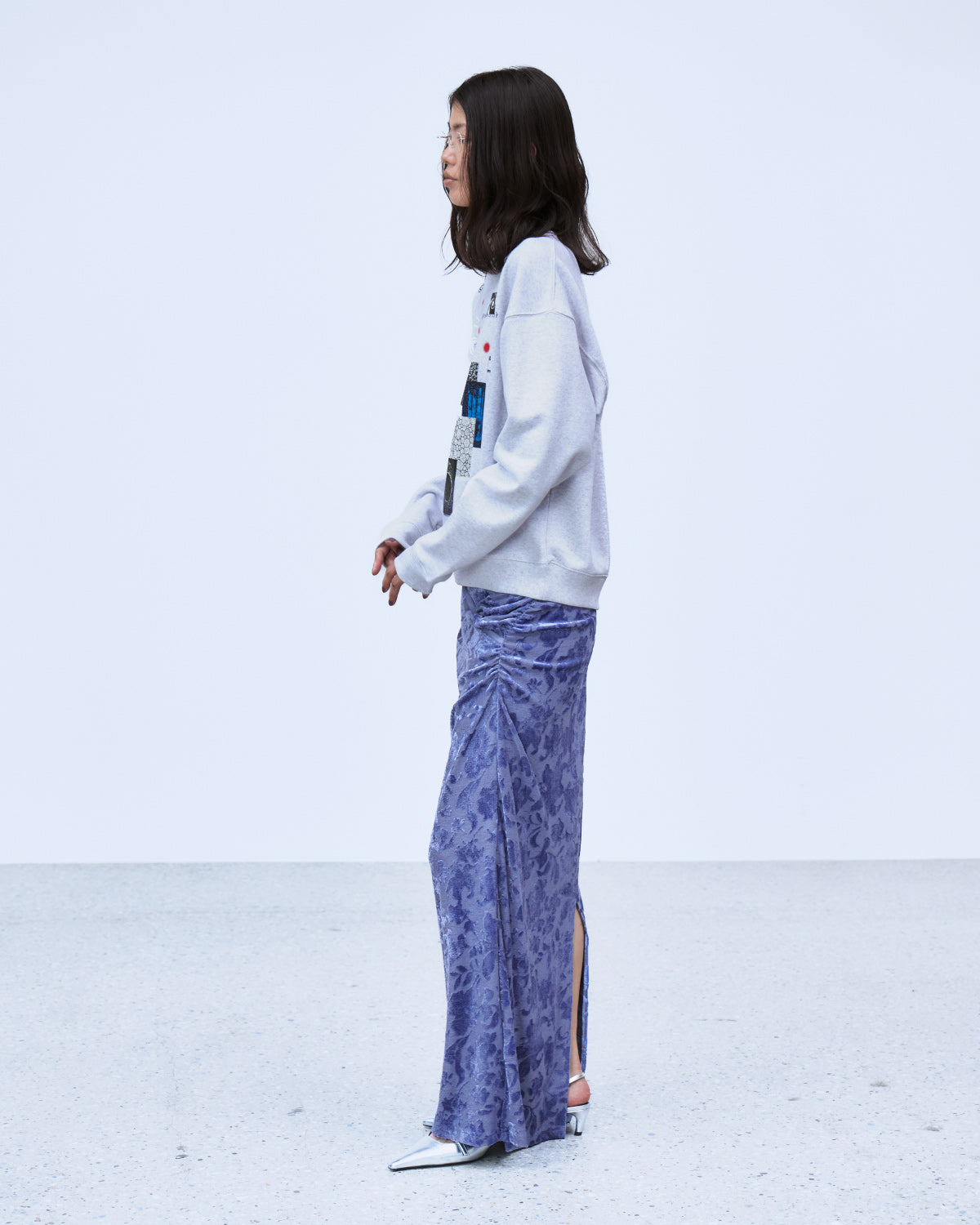 丝绒提花半身裙 9