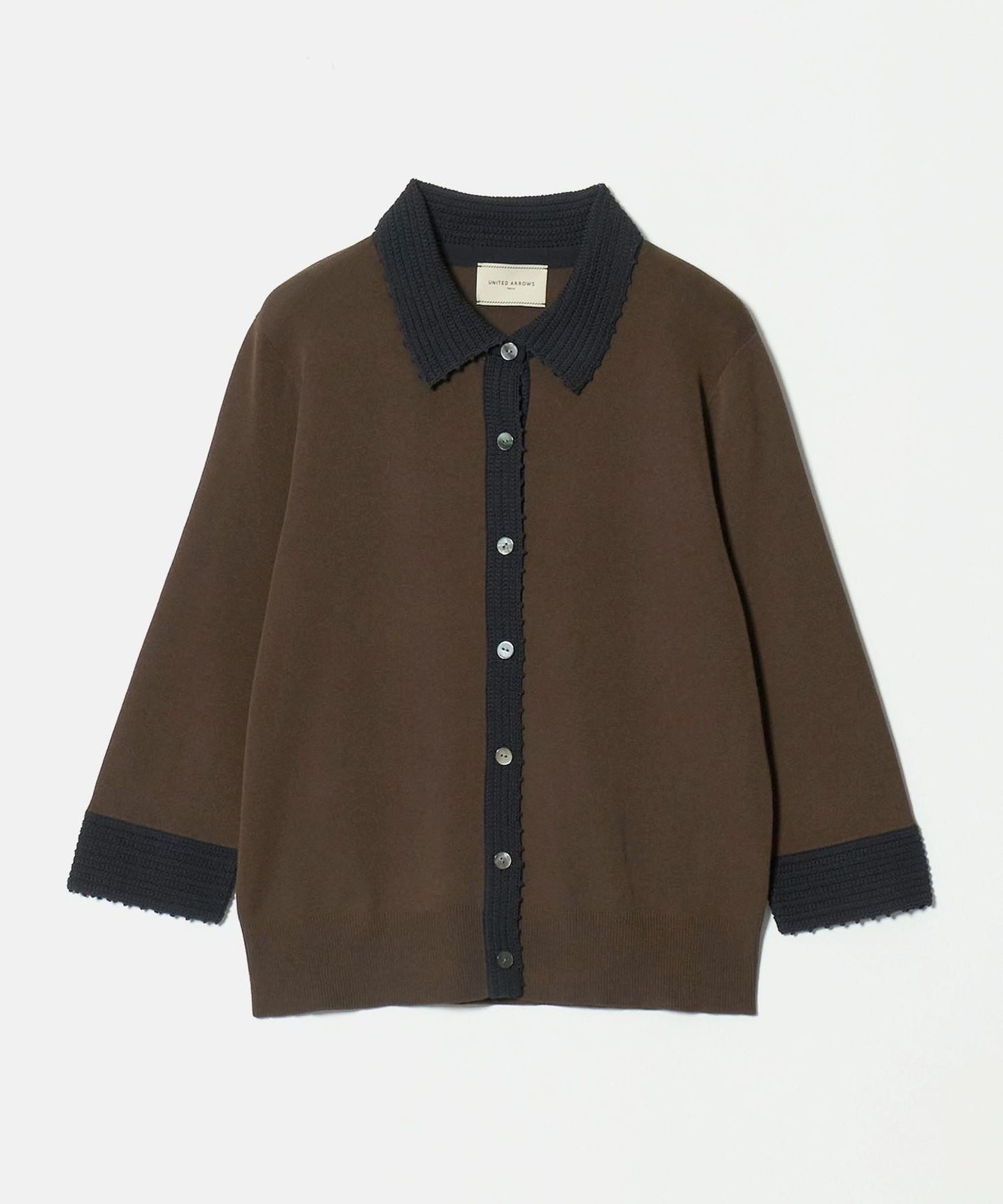 可水洗 钩针 Polo 开衫 16