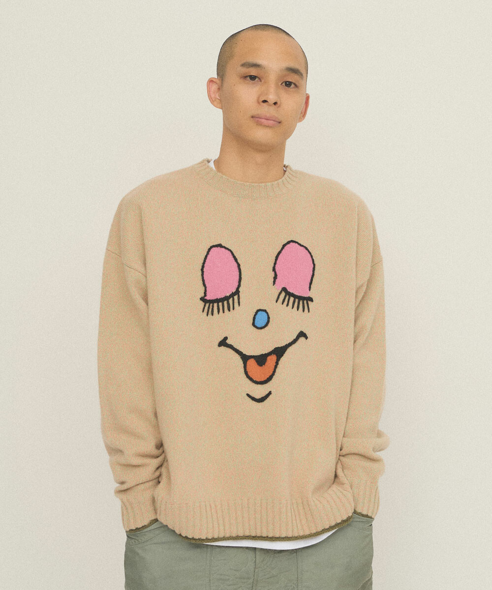 Tsuru Taisuke HAPPY FACE PUZZLE 套头衫 12