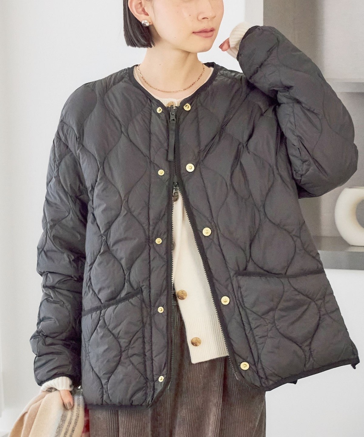 可手洗 双面穿 多穿法衍缝羽绒服 2