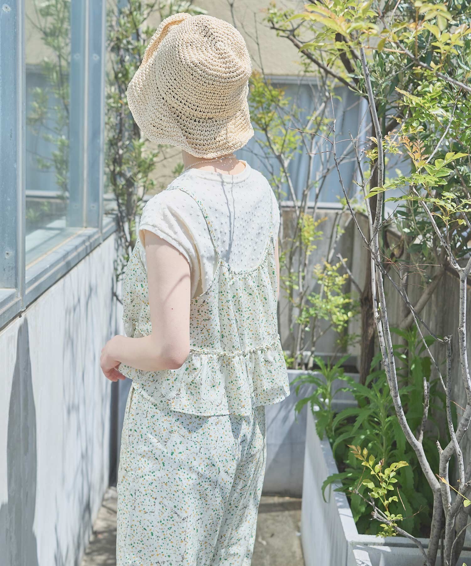 小颗粒手绘印花迷你吊带衬衫 10