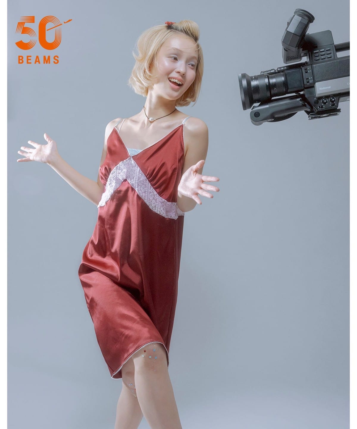 缎面吊带连衣裙 4