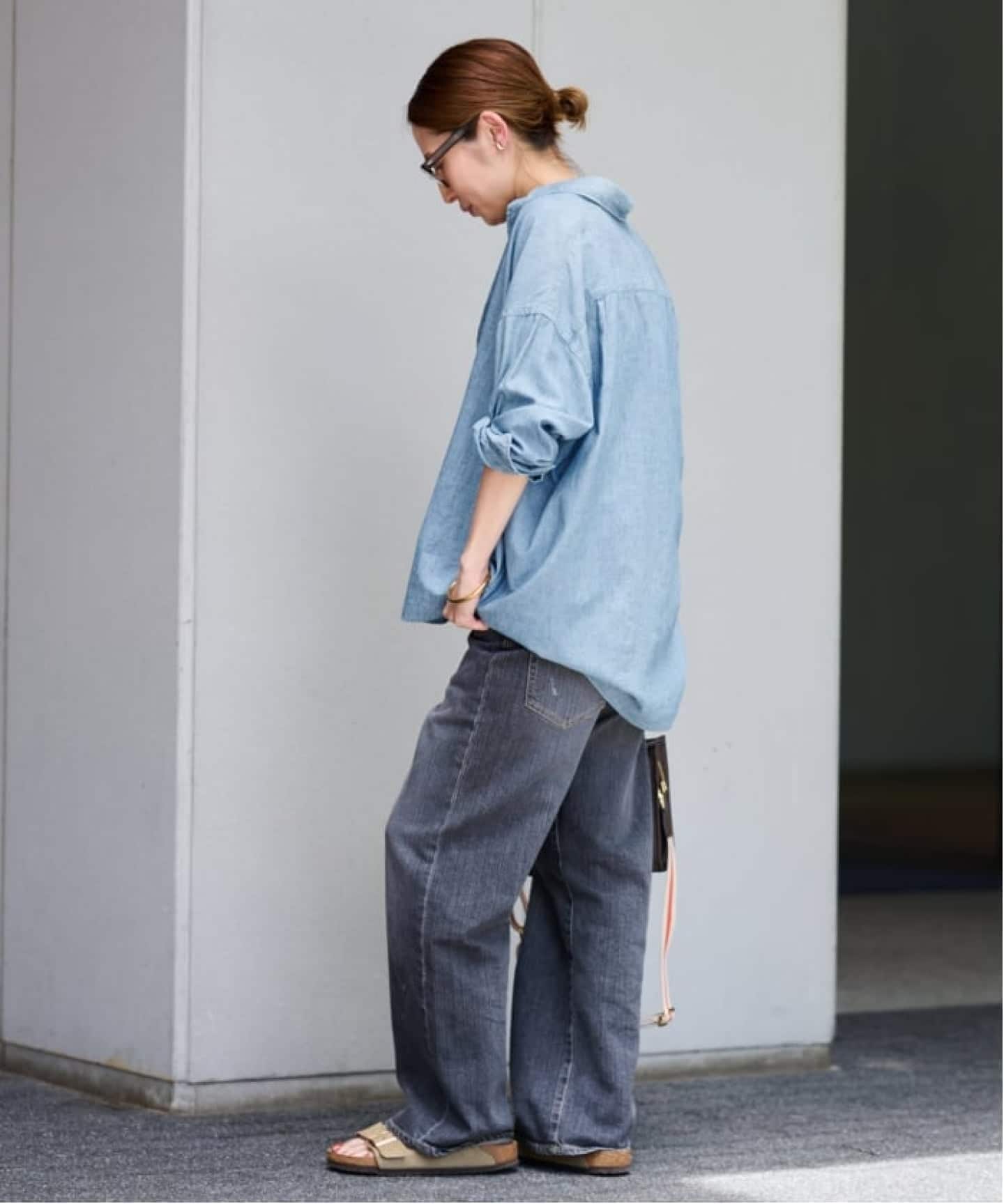 丹格里布 牛仔衬衫 40