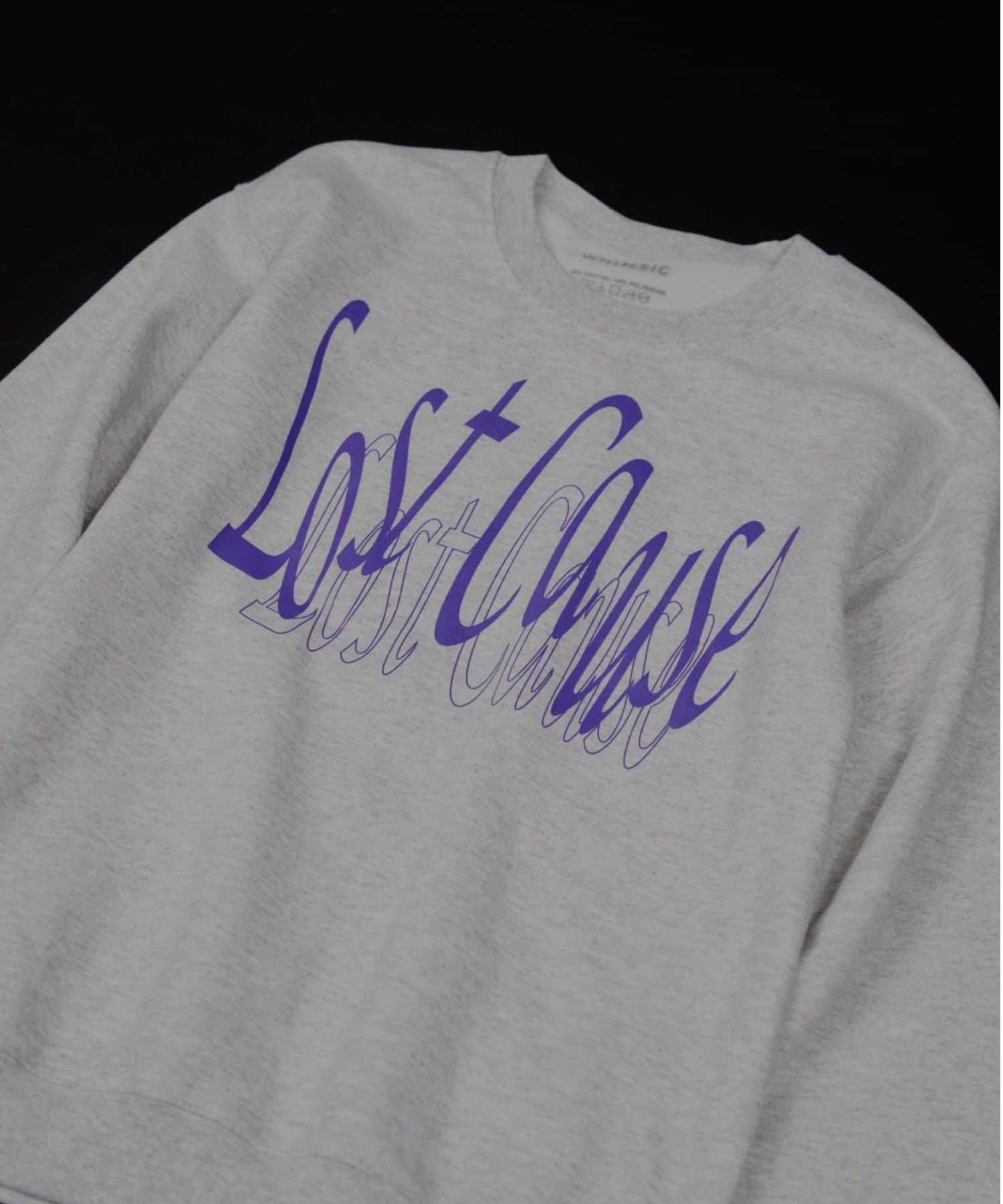 【WHIMSIC/2种尺码可选】LOST CAUSE 丝网印花套头卫衣 26