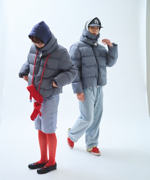 高领围脖可拆卸 羽绒服 49