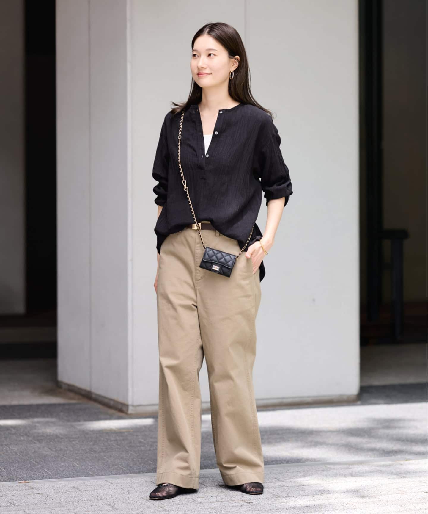 宽松卡其裤 42