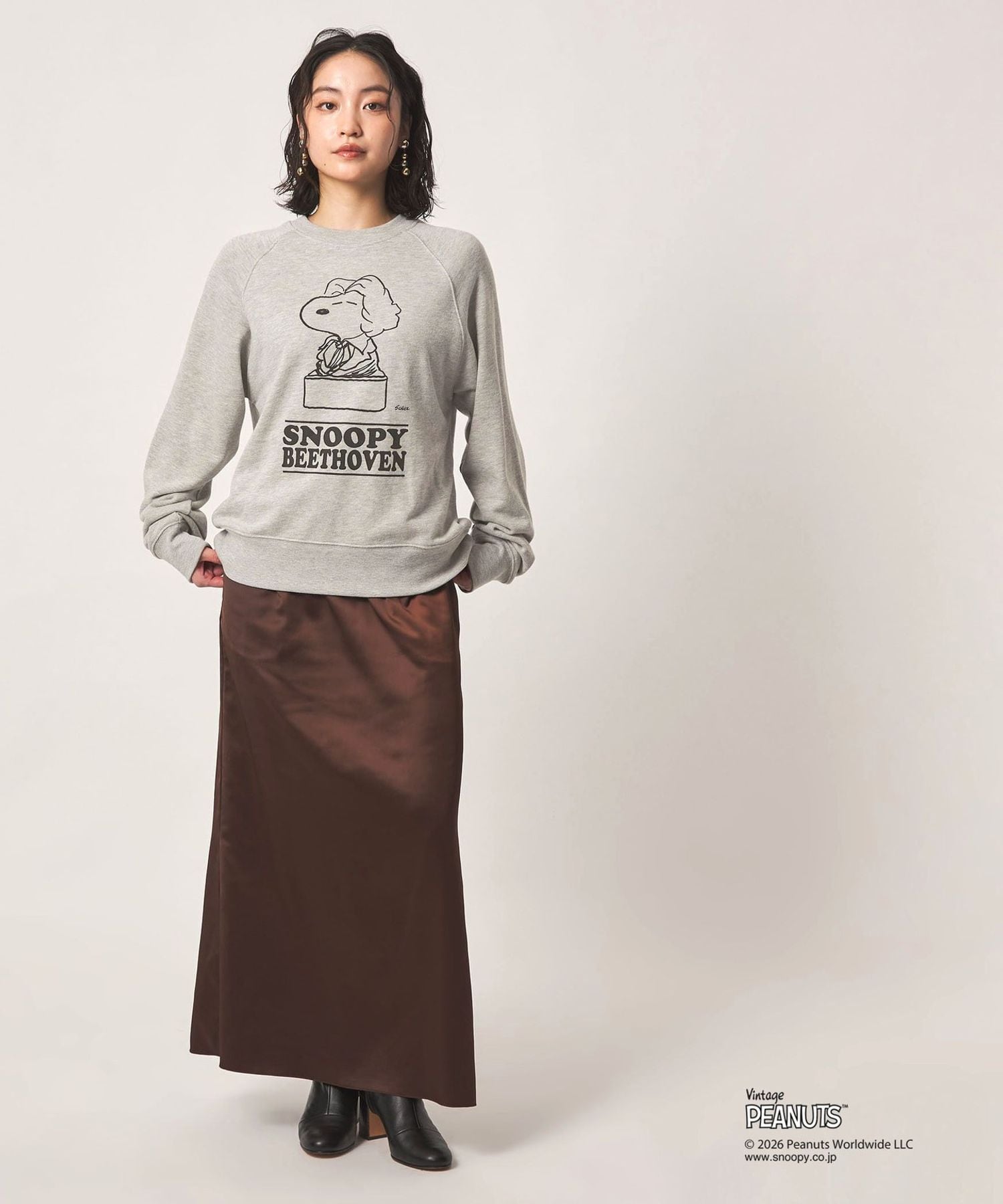 snoopy联名 复古质感 长袖卫衣 7