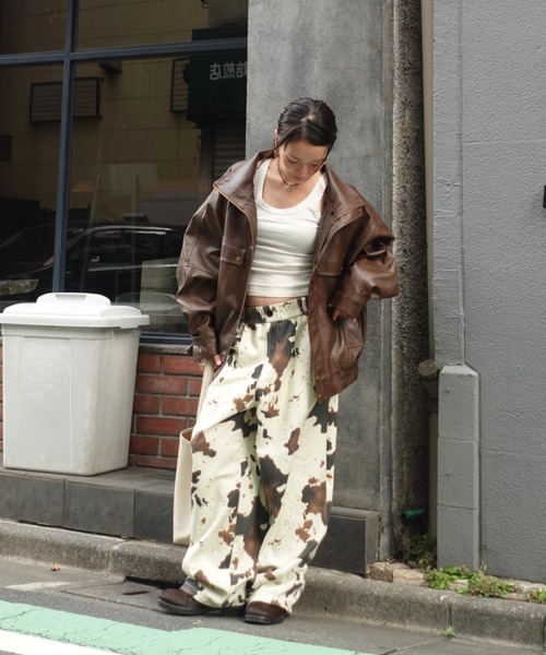 两穿复古合皮夹克 外套 51
