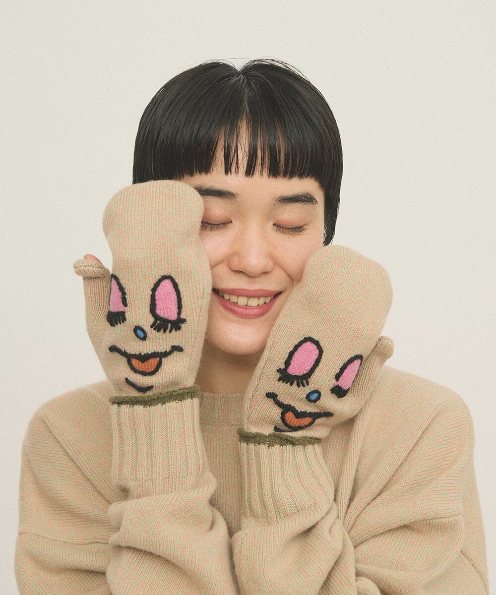 Tsuru Taisuke HAPPY FACE PUZZLE 连指手套 2