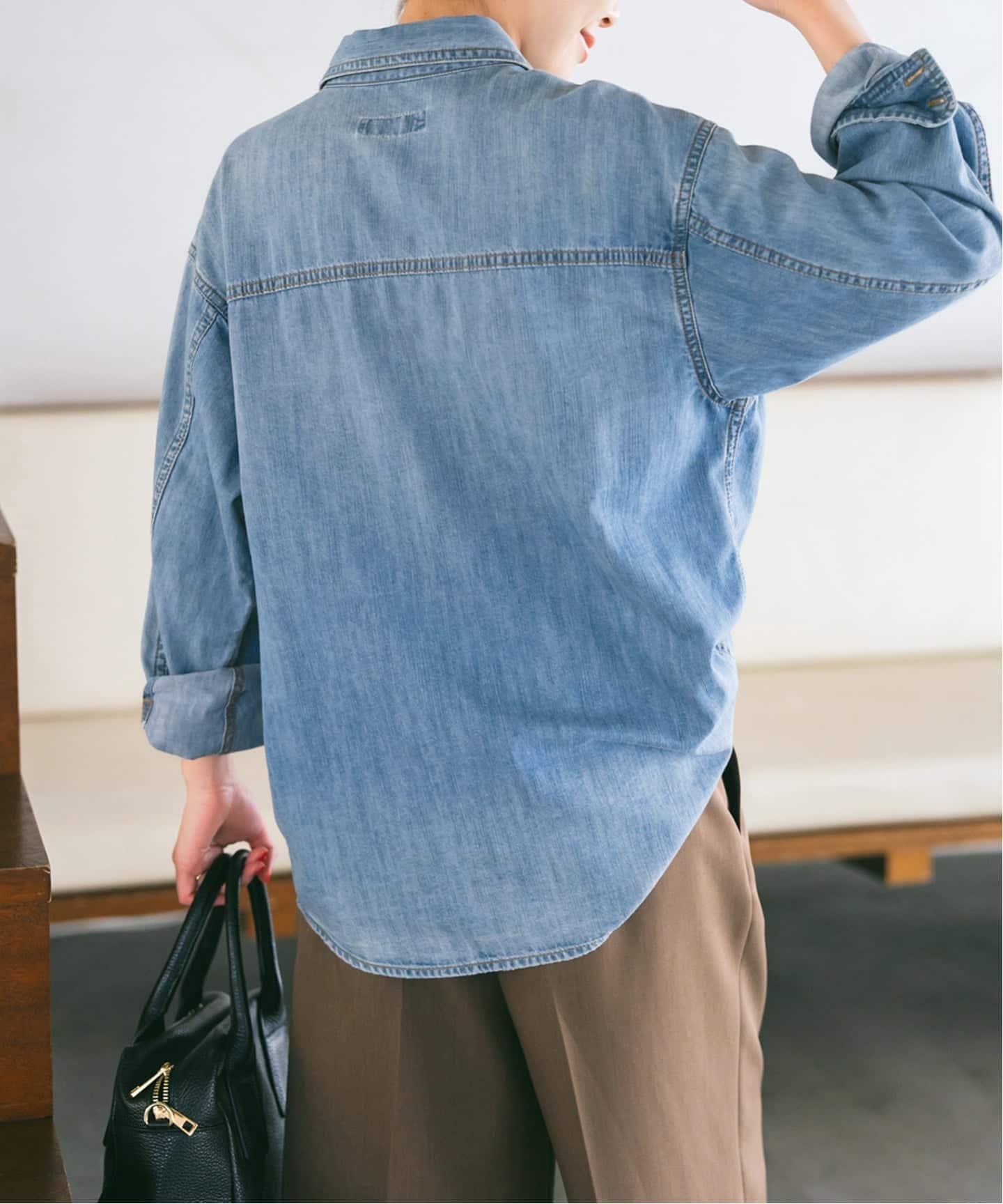 轻盎司牛仔衬衫 32