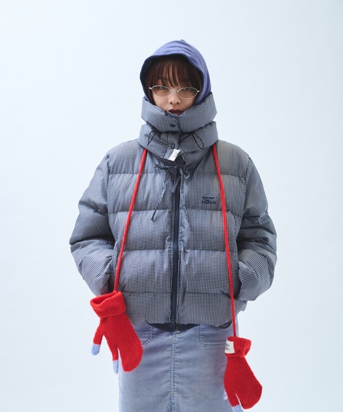 高领围脖可拆卸 羽绒服 52