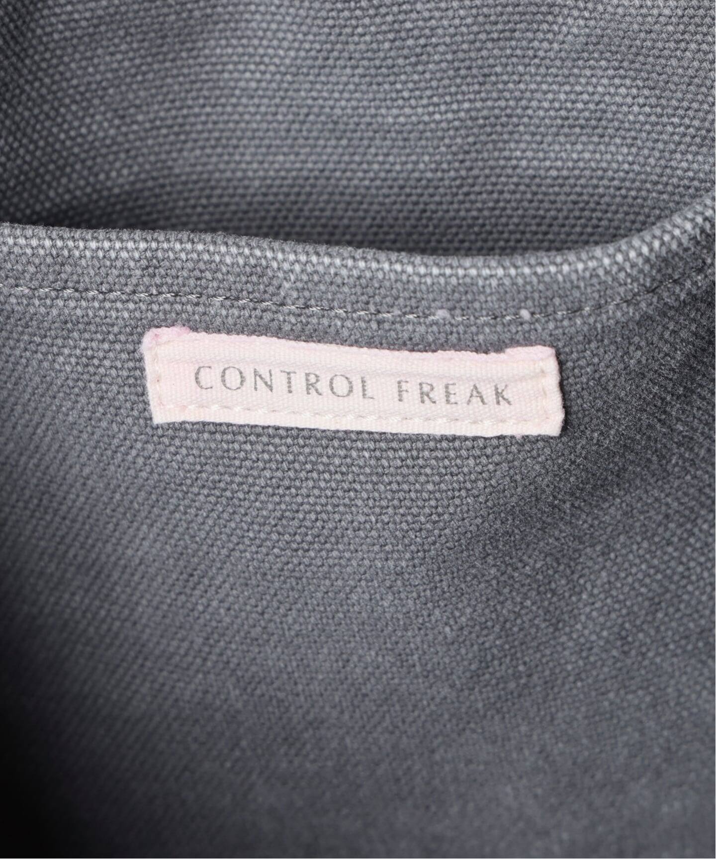 CONTROL FREAK 联名 水洗做旧Logo托特包 附迷你收纳袋 不含星星挂件 22