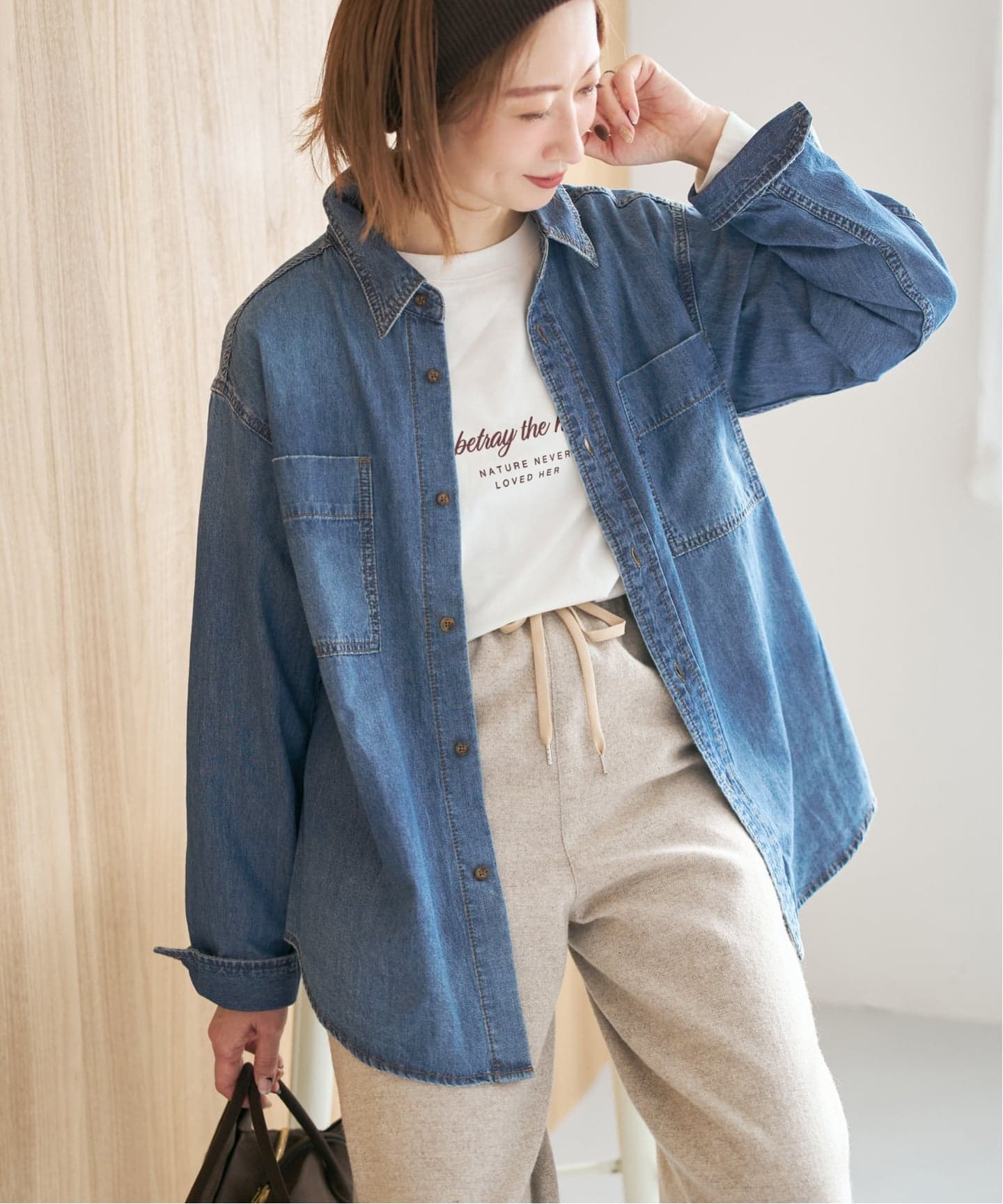 轻盎司牛仔衬衫 27