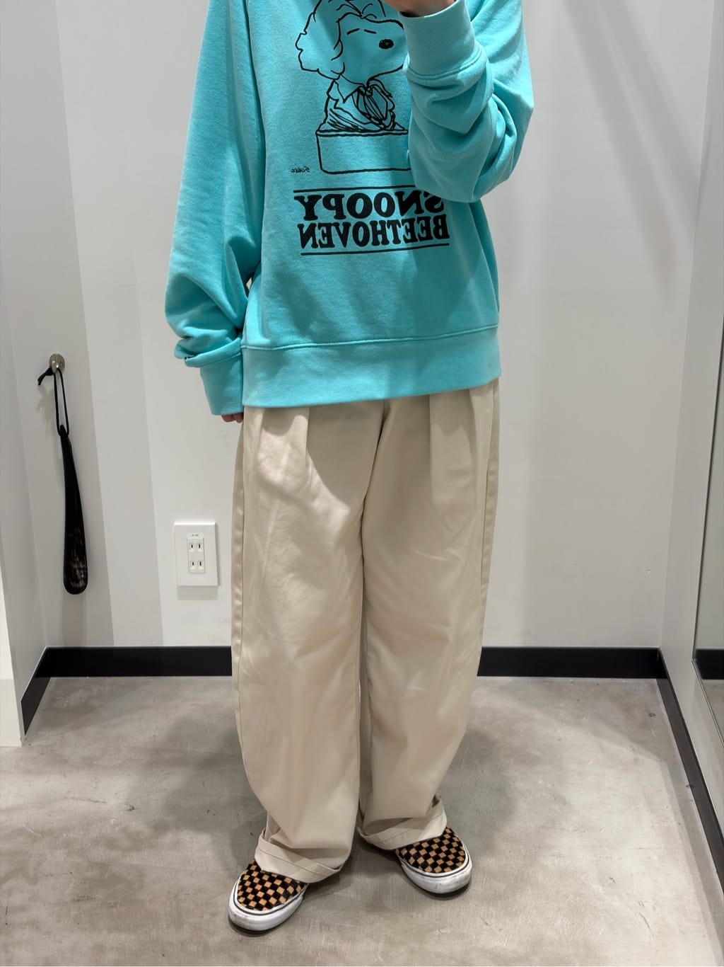 snoopy联名 复古质感 长袖卫衣 2