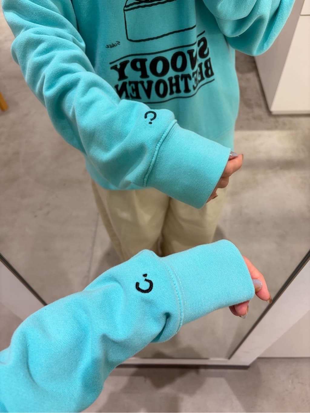 snoopy联名 复古质感 长袖卫衣 3