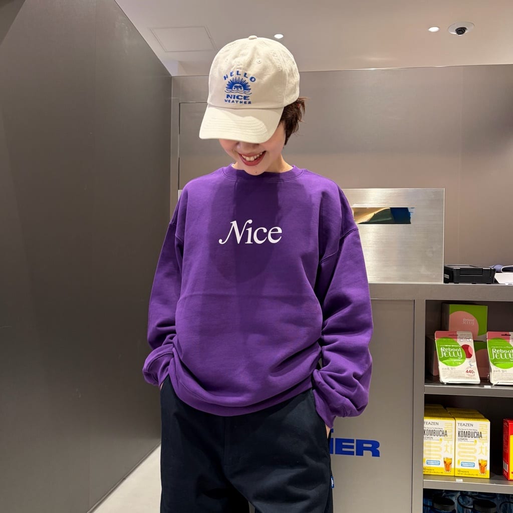 NICE Logo长袖卫衣