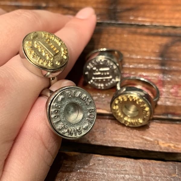 工装纽扣戒指