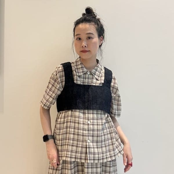 〈女装〉牛仔抹胸上衣