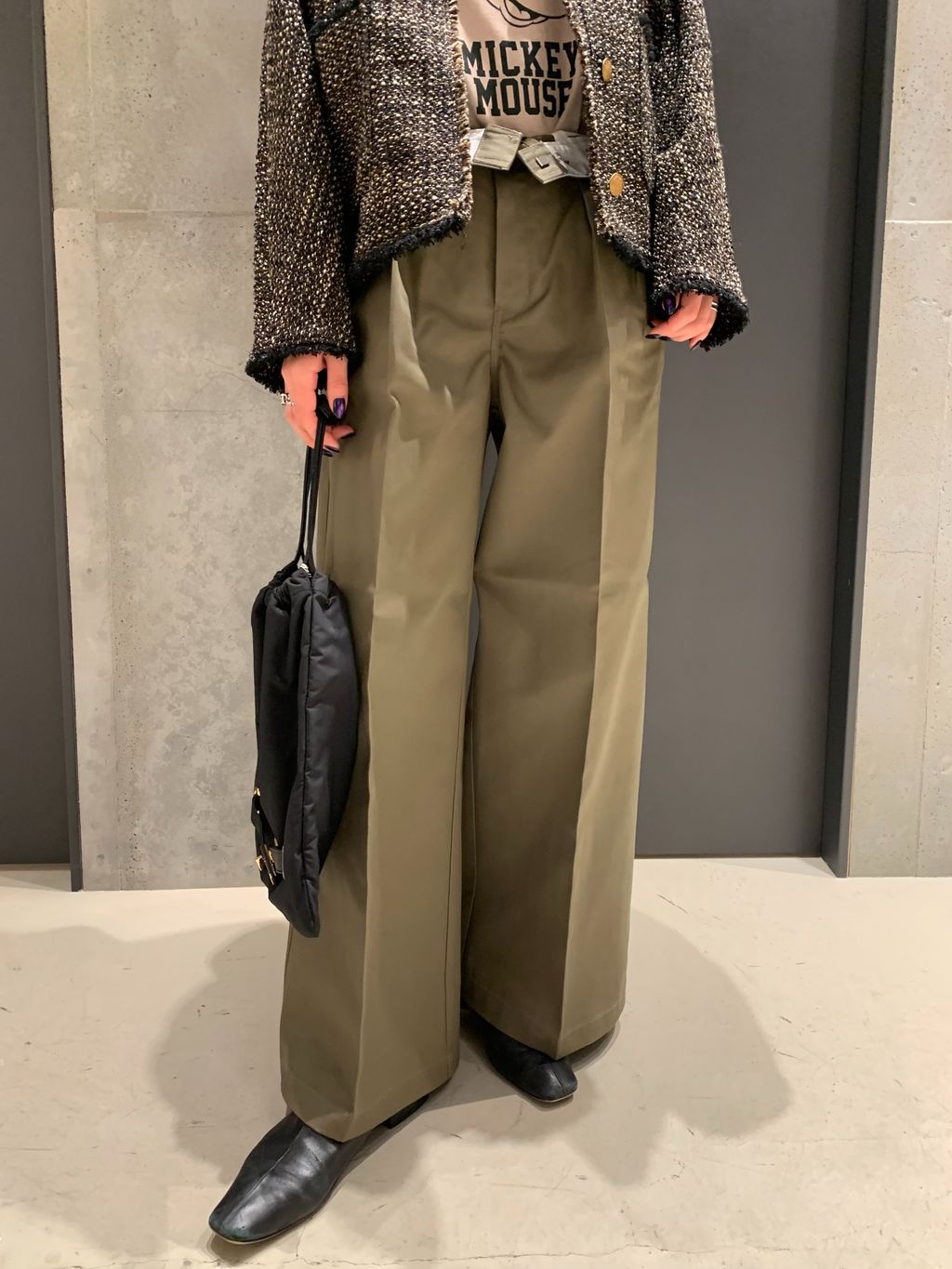 JANE SMITH 三方联名 双褶裥阔腿长裤 2