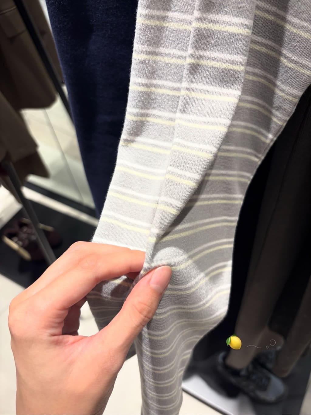 条纹亨利领套头上衣 3