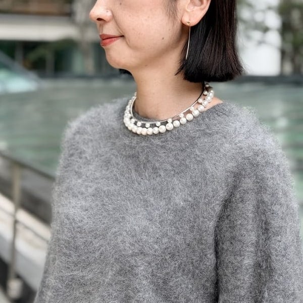 羊绒毛绒感套头针织衫 2