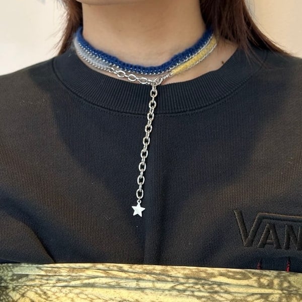 彩色针织长项链 2