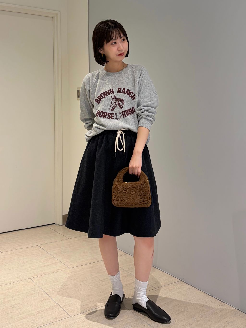 联名 羊毛喇叭半身裙 3