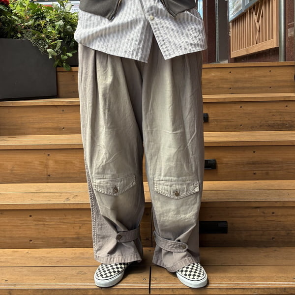 缎背军风阔腿裤 2