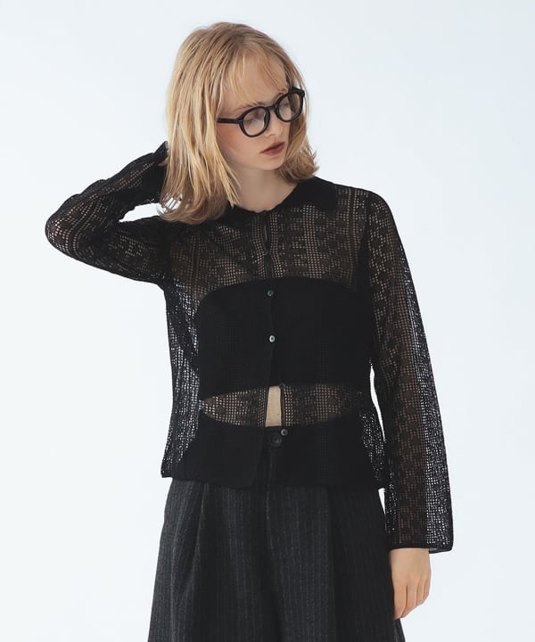 提花针织衬衫 4